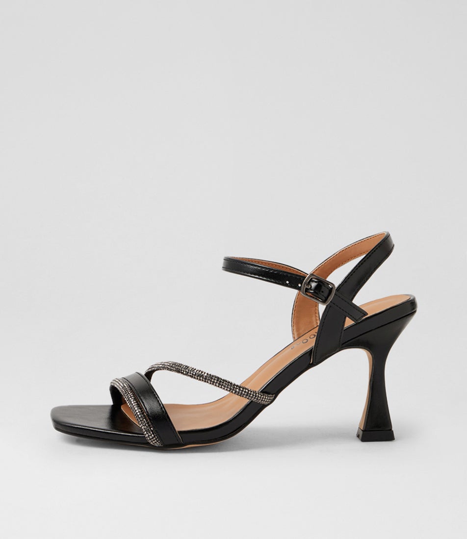Sallon Black Sandals