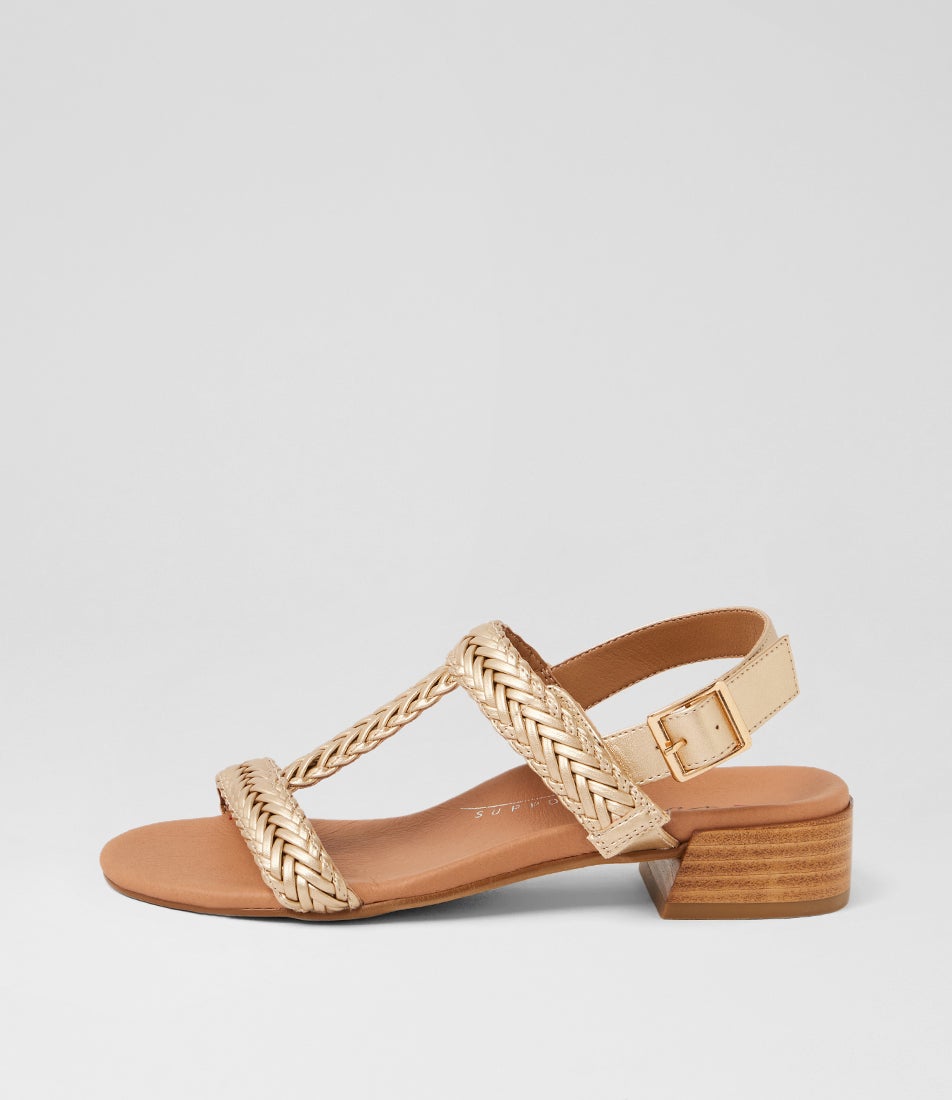 Dannie Gold Weave Sandals Dannie Gold Weave Sandals