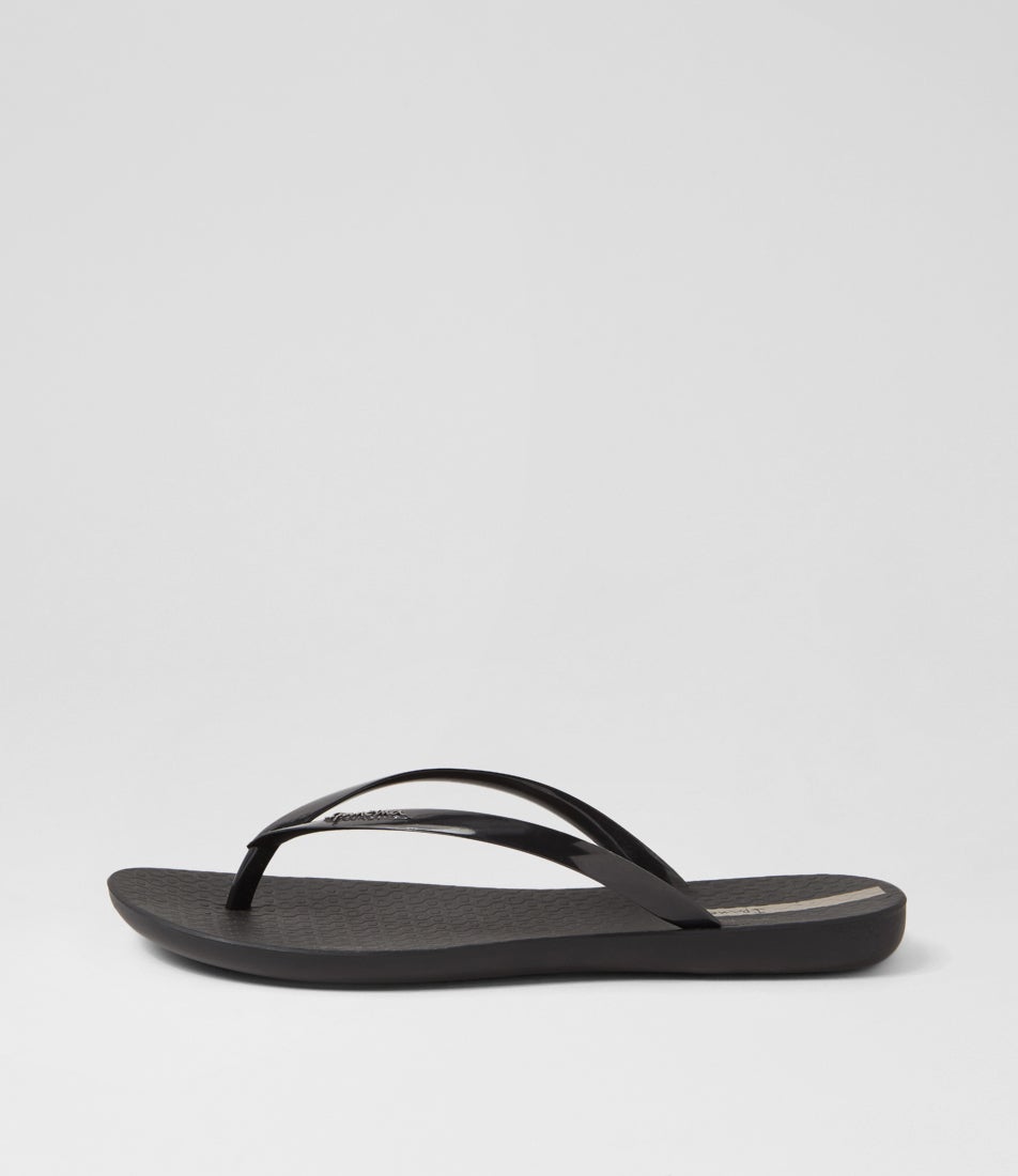 Wave Black Thongs Wave Black Thongs