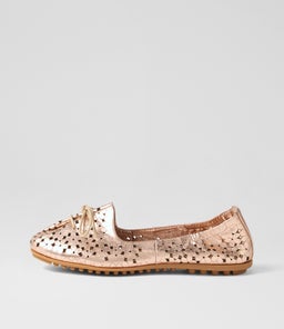 BALBINA ROSE GOLD LEATHER