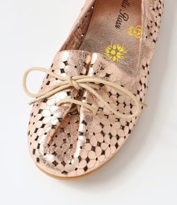 BALBINA ROSE GOLD LEATHER