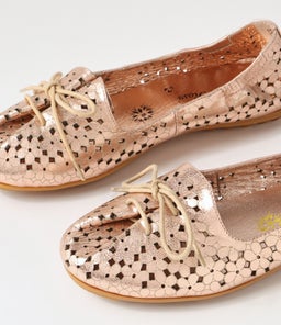 BALBINA ROSE GOLD LEATHER