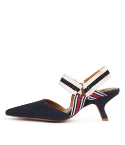 ACTIVE KITTEN HEEL NAVY SUEDE