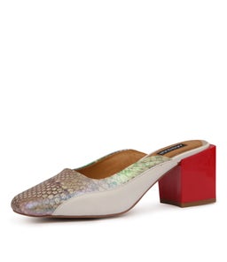 EXOTIC SNAKE HEEL CLOUD LEATHER