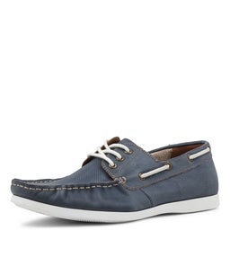 LATERAL JM NAVY WASHED LEATHER