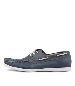LATERAL JM NAVY WASHED LEATHER