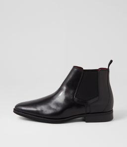ZANDER JM BLACK LEATHER
