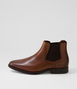 ZANDER JM DARK TAN LEATHER