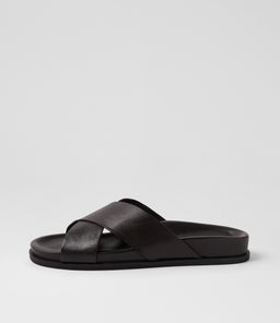 VACATE JM DK BROWN LEATHER