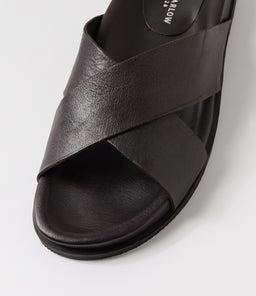 VACATE JM DK BROWN LEATHER