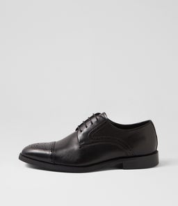 WISDOM JM BLACK LEATHER