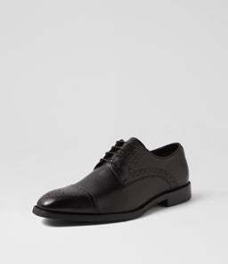 WISDOM JM BLACK LEATHER