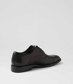 WISDOM JM BLACK LEATHER