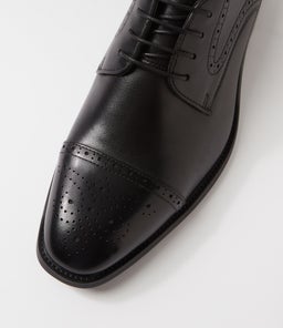 WISDOM JM BLACK LEATHER