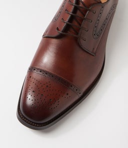 WISDOM JM COGNAC LEATHER