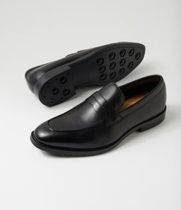 WAGER JM BLACK LEATHER