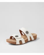 Tonga 4 Weiss Leather Sandals