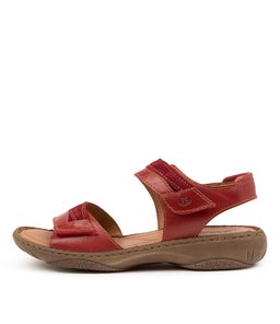 DEBRA 19 RED MULTI LEATHER