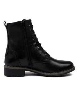 SELENA 06 BLACK LEATHER