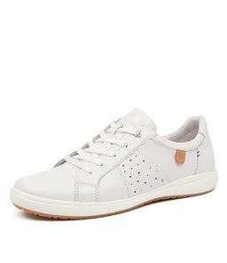 CAREN 01 JS WHITE LEATHER