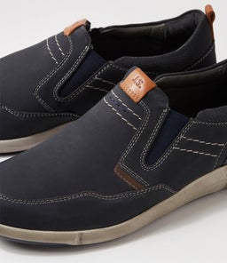 ENRICO 04 JS BLAU KOMBI NUBUCK
