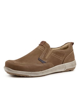 ENRICO 04 JS TAUPE KOMBI NUBUCK