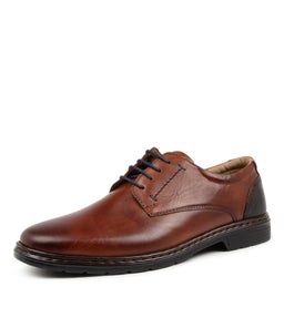 ALASTAIR 01 JS COGNAC COMBI LEATHER