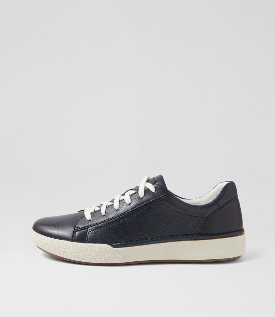 Claire 1 Indigo Leather Sneakers