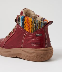 ALINA 52 JS BORDEAUX KOMBI LEATHER
