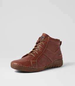 FELICIA 01 JS COGNAC KOMBI LEATHER