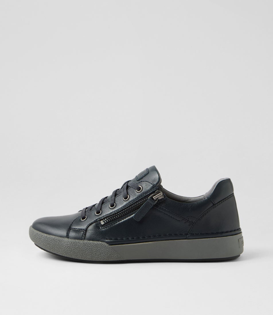 Claire 13 Indigo Leather Sneakers Claire 13 Indigo Leather Sneakers