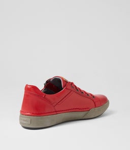 CLAIRE 13 JS RED LEATHER