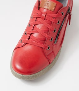 CLAIRE 13 JS RED LEATHER