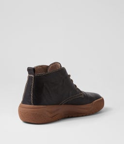 ALINA 04 JS BLACK LEATHER