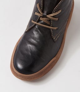ALINA 04 JS BLACK LEATHER