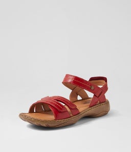 DEBRA 62 JS RED LEATHER