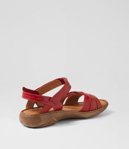 DEBRA 62 JS RED LEATHER