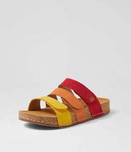 HANNAH 03 JS YELLOW MULTI LEATHER