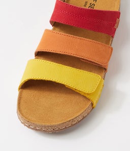 HANNAH 03 JS YELLOW MULTI LEATHER