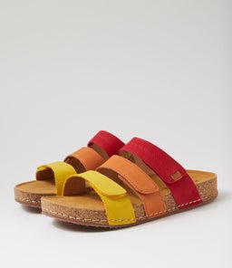 HANNAH 03 JS YELLOW MULTI LEATHER