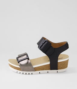 QUINN 02 JS BASALT COMBI LEATHER
