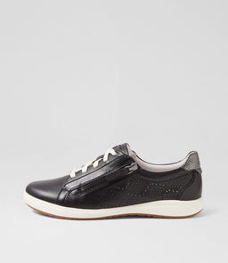 CAREN 65 JS SCHWARZ KOMBI LEATHER