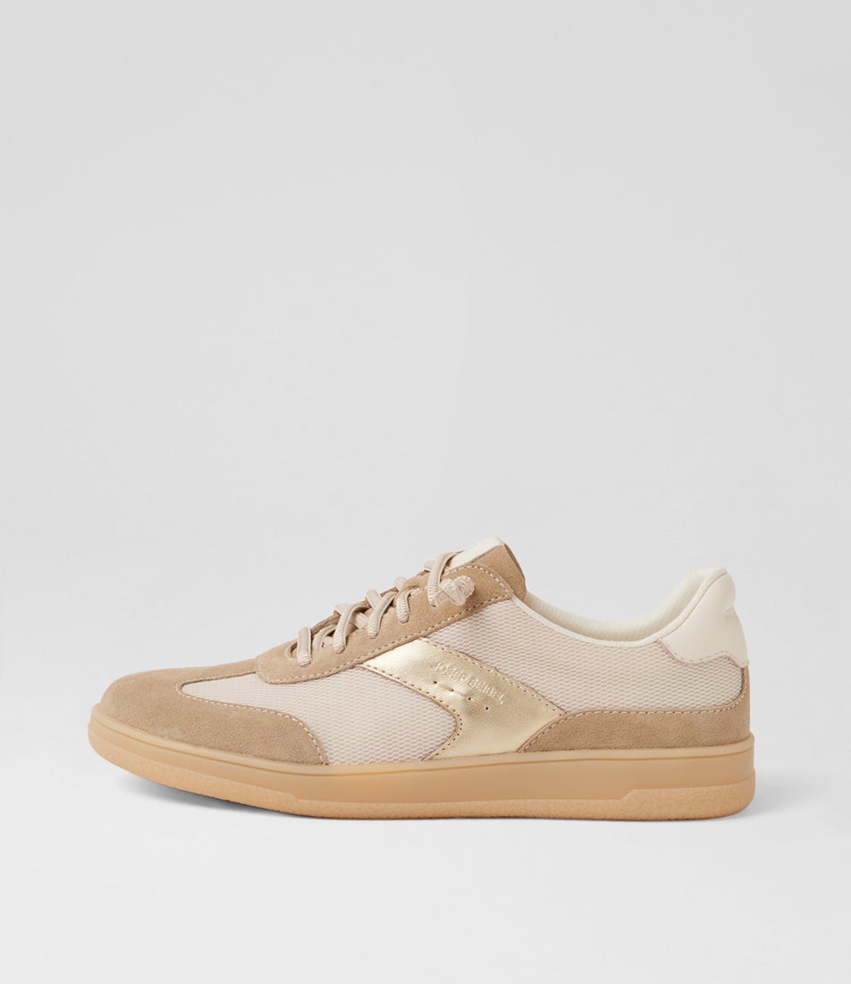 Jade 02 Beige Suede Sneakers