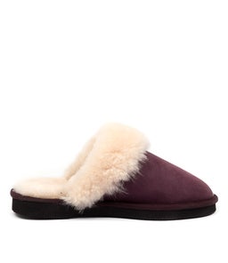 WOMENS SCUFF MYSTIC PURPLE LEATHER