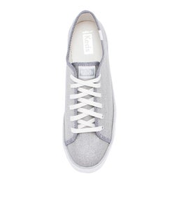 TRIPLE KICK CANVAS METALLIC SILVER CANVAS
