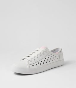 KICKSTART WHITE PUNCH LEATHER