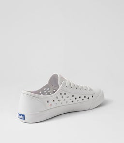 KICKSTART WHITE PUNCH LEATHER
