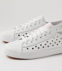 KICKSTART WHITE PUNCH LEATHER