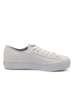 TRIPLE KICK WHITE LEATHER