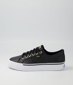 JUMP KICK DUO LEATHER KE BLACK LEATHER